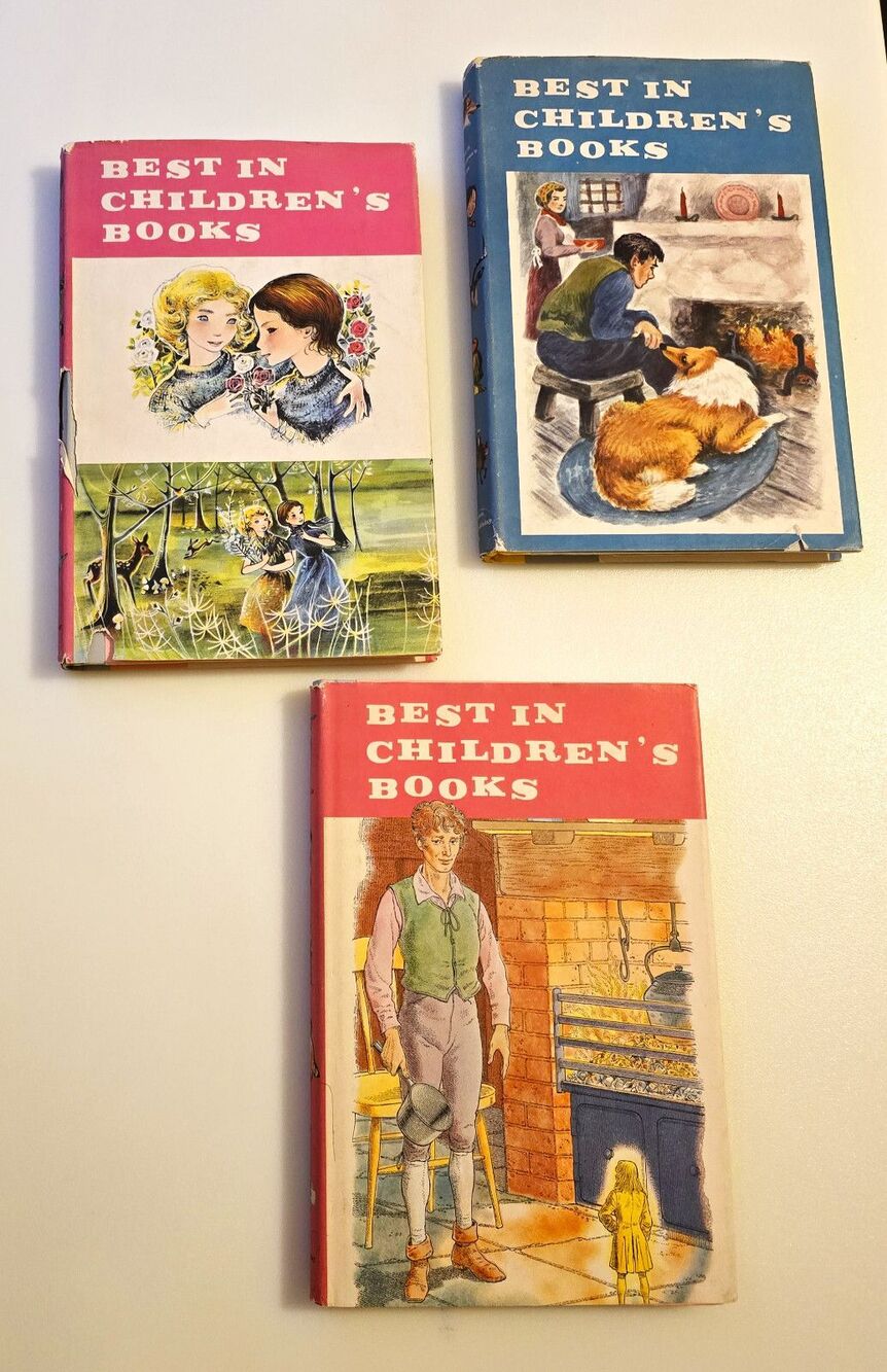 Best in Children's Books Set of 3 HCDJs Snow White 1960 Lassie 1958 King 1960